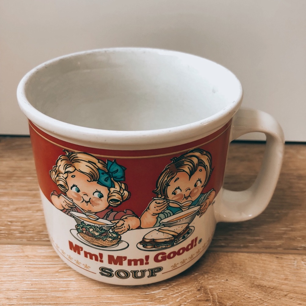 [Vintage] 1983 Campbell’s soup collectors mugs.